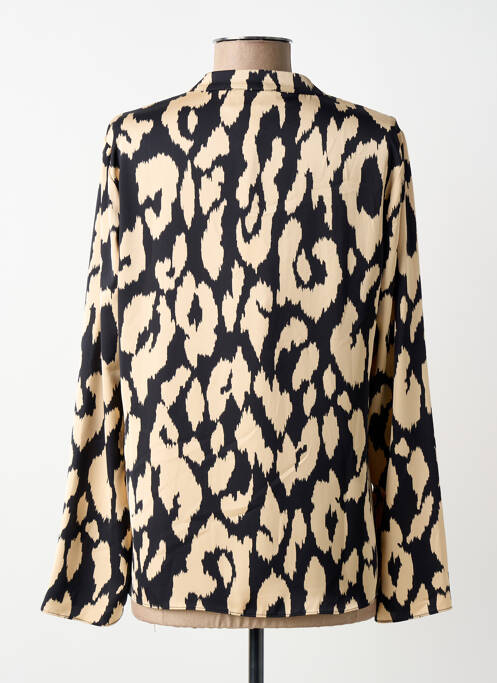 Blouse imprimé fantaisie manches longues noir JOSEPH RIBKOFF femme