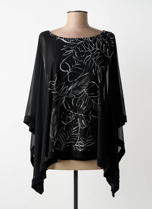 Top stretch manches courtes noir JOSEPH RIBKOFF femme