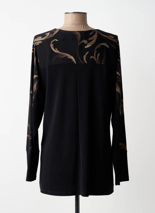 T-shirt imprimé fantaisie manches longues noir JOSEPH RIBKOFF femme