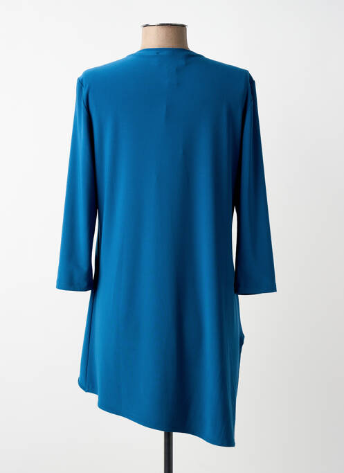 Tunique manches longues col v bleu JOSEPH RIBKOFF femme