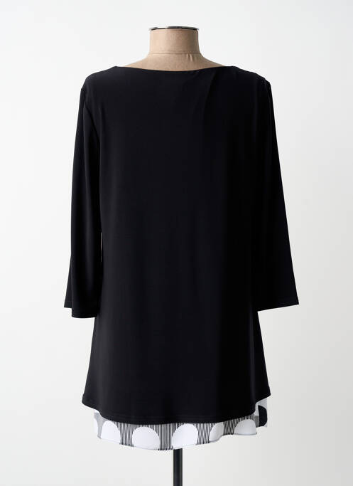 Tunique manches longues col rond noir JOSEPH RIBKOFF femme