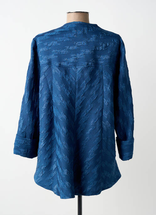 Veste casual coupe droite bleu JOSEPH RIBKOFF femme