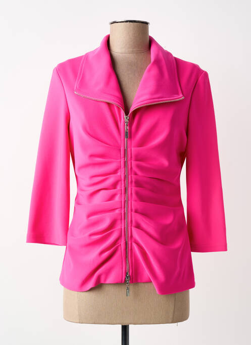 Veste casual coupe cintrée rose JOSEPH RIBKOFF femme