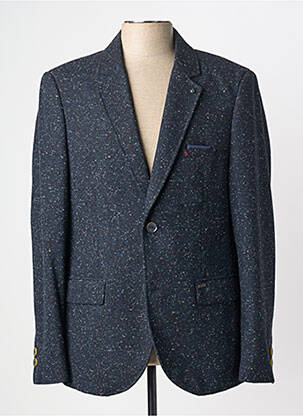 Blazer coupe cintrée bleu NO EXCESS homme