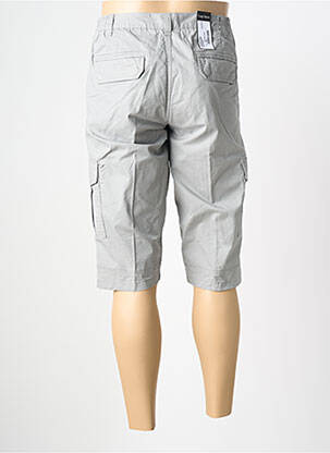 Bermuda stretch taille normale gris LUIGI MORINI homme