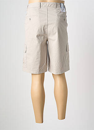 Bermuda taille élastique taille normale beige LUIGI MORINI homme