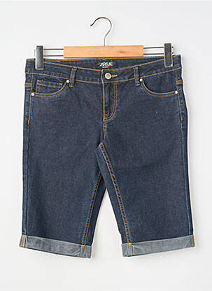 Bermuda tissage denim taille normale bleu VIRTUE homme