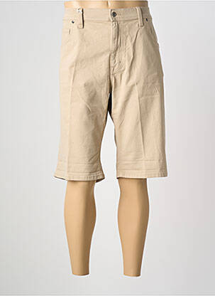 Bermuda stretch taille normale beige MUSTANG homme