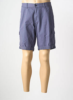 Bermuda tissage popeline taille normale bleu FYNCH-HATTON homme