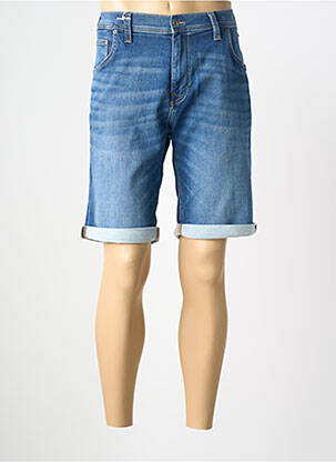 Bermuda stretch taille normale bleu MUSTANG homme