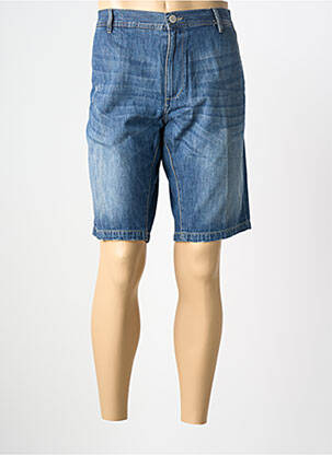 Bermuda coupe droite taille normale bleu SEA BARRIER homme