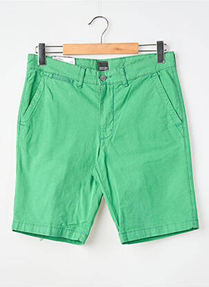 Bermuda stretch taille normale vert TERRITOIRE D'HOMME homme
