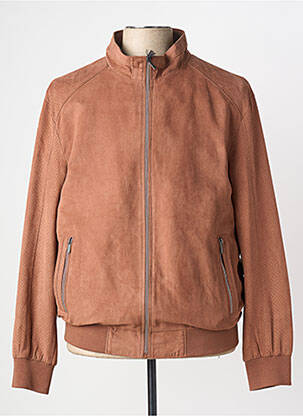 Blouson poches marron TERRITOIRE D'HOMME homme