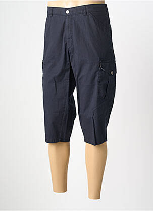 Pantacourt tissage popeline taille normale bleu MEYER homme