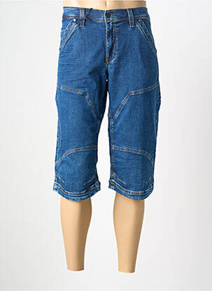 Pantacourt poches taille normale bleu MUSTANG homme