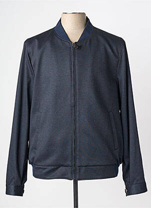 Veste casual coupe droite bleu TERRITOIRE D'HOMME homme