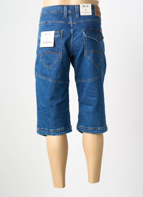 Pantacourt coupe droite taille normale bleu MUSTANG homme