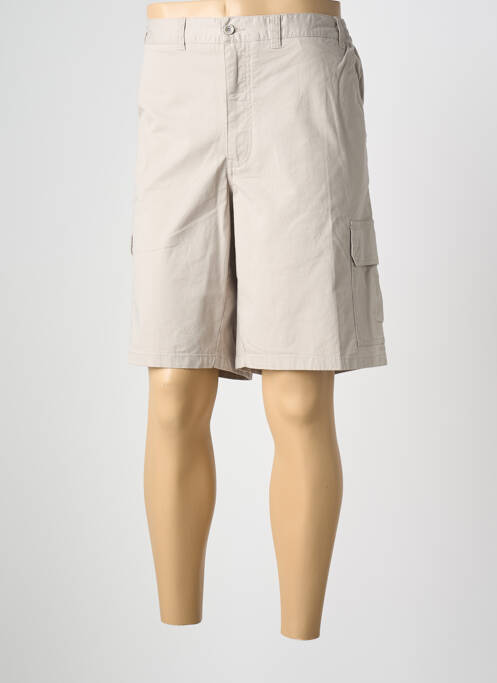 Bermuda taille élastique taille normale beige LUIGI MORINI homme