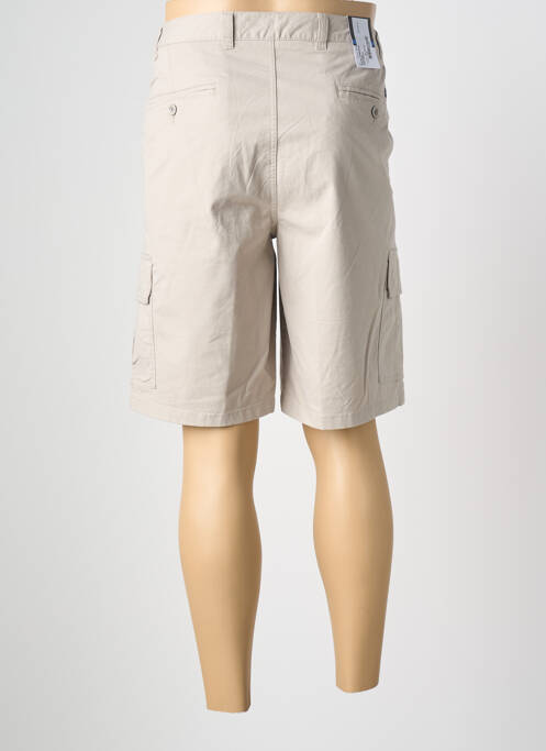 Bermuda taille élastique taille normale beige LUIGI MORINI homme