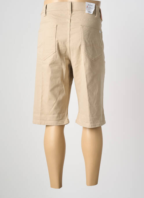 Bermuda stretch taille normale beige MUSTANG homme
