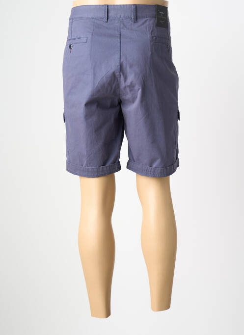 Bermuda tissage popeline taille normale bleu FYNCH-HATTON homme