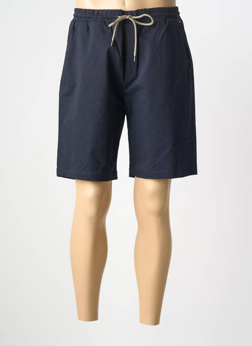 Bermuda taille élastique taille normale bleu J&JOY homme