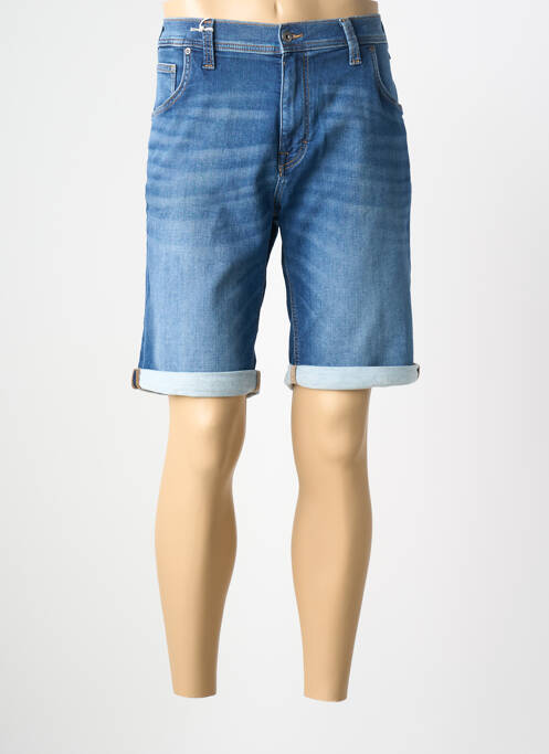 Bermuda stretch taille normale bleu MUSTANG homme