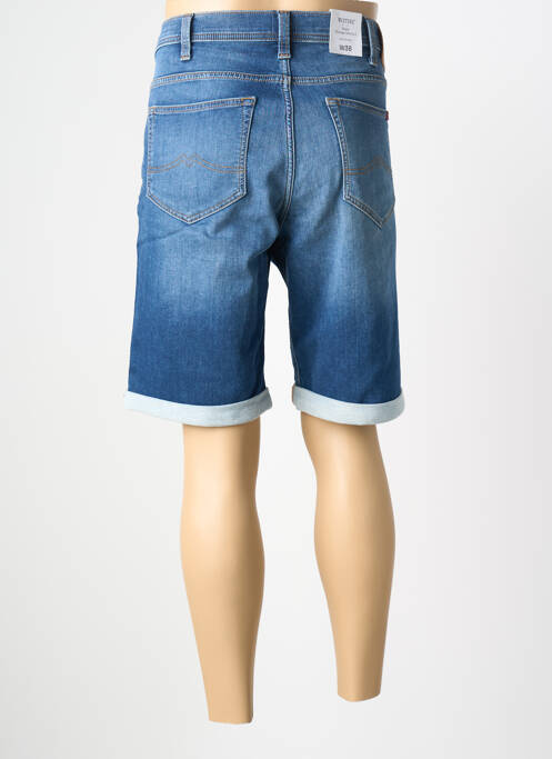 Bermuda stretch taille normale bleu MUSTANG homme