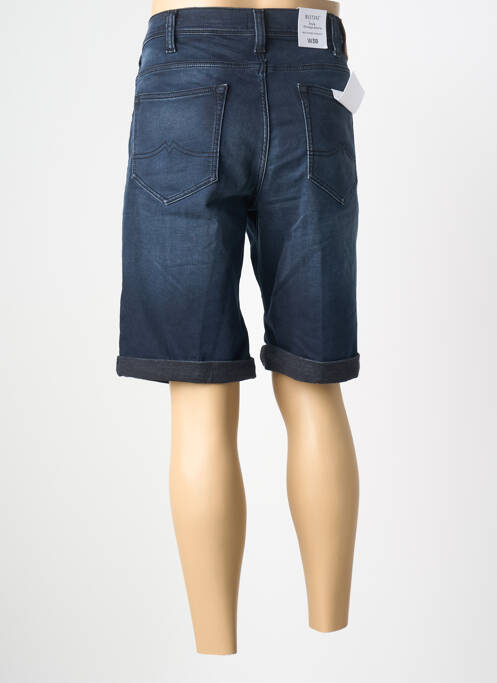 Bermuda stretch taille normale bleu MUSTANG homme