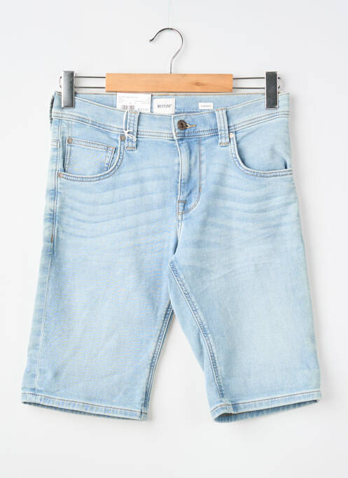 Bermuda stretch taille normale bleu MUSTANG homme