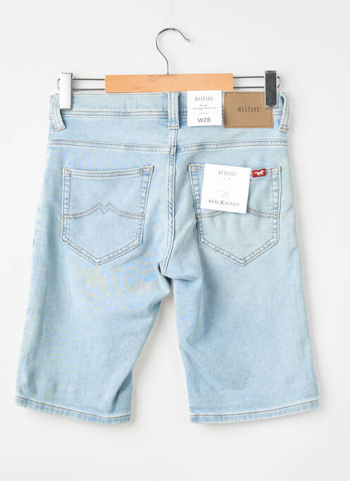 Bermuda stretch taille normale bleu MUSTANG homme