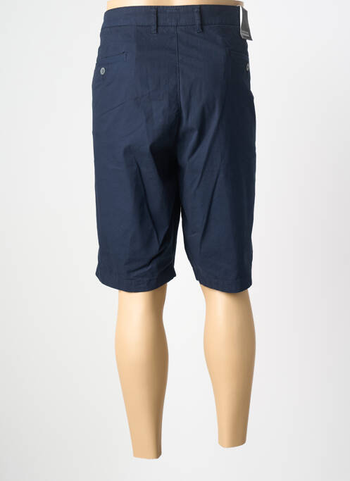 Bermuda stretch taille normale bleu TERRITOIRE D'HOMME homme