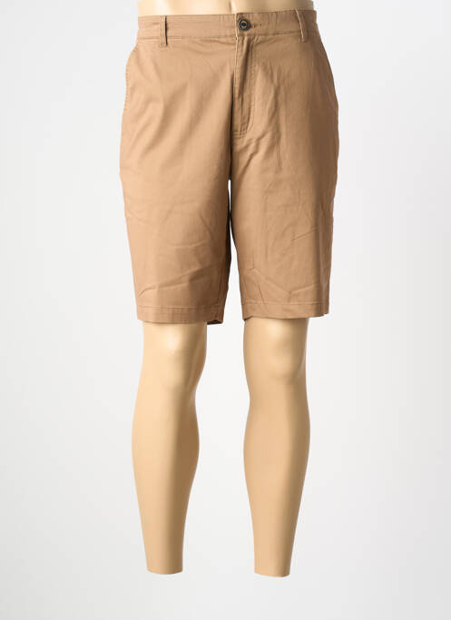 Bermuda stretch taille normale marron J&JOY homme