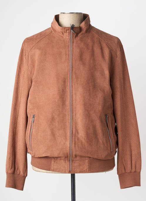 Blouson poches marron TERRITOIRE D'HOMME homme