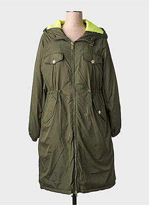 Doudoune poches a capuche vert LOLA CASADEMUNT femme