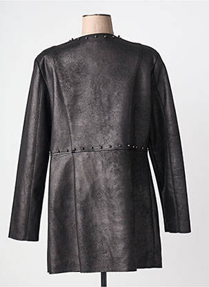 Veste casual epaulette noir JOSEPH RIBKOFF femme