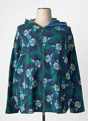 Gilet manches longues coupe cintrée bleu ELENA MIRO femme