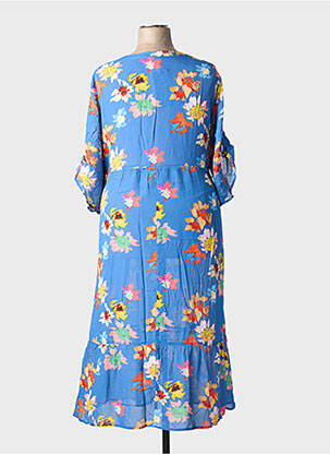Robe longue manches courtes manches courtes bleu VERPASS femme