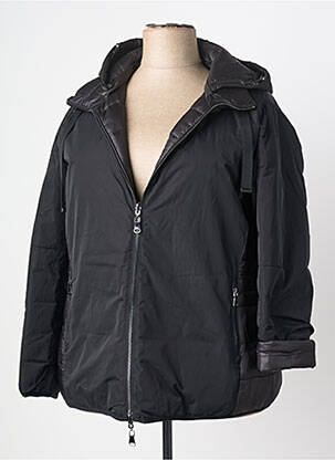 Doudoune poches a capuche noir ELENA MIRO femme