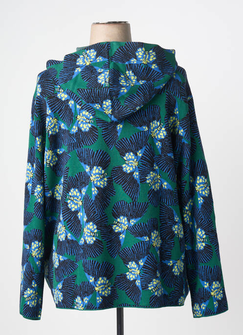 Gilet manches longues coupe cintrée bleu ELENA MIRO femme