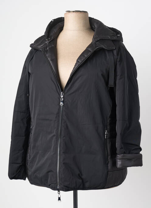 Doudoune poches a capuche noir ELENA MIRO femme