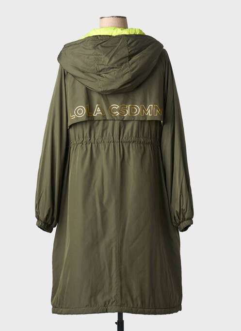 Doudoune poches a capuche vert LOLA CASADEMUNT femme