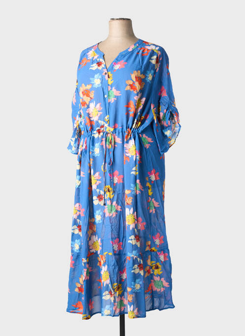 Robe longue manches courtes manches courtes bleu VERPASS femme