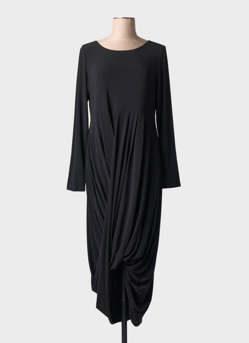 Robe longue manches longues manches longues noir JOSEPH RIBKOFF femme