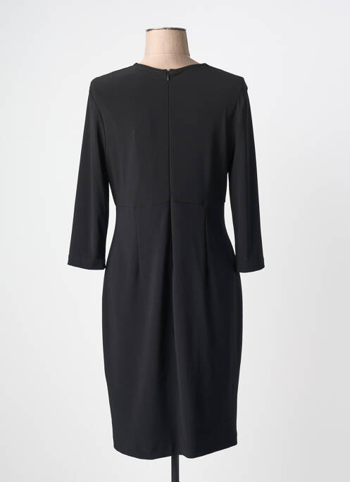 Robe mi-longue manches 3/4 manches 3/4 noir JOSEPH RIBKOFF femme