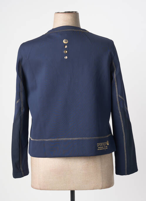 Veste casual col rond bleu SPORTALM femme