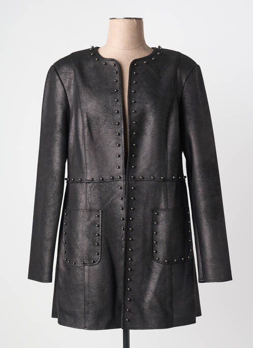 Veste casual epaulette noir JOSEPH RIBKOFF femme