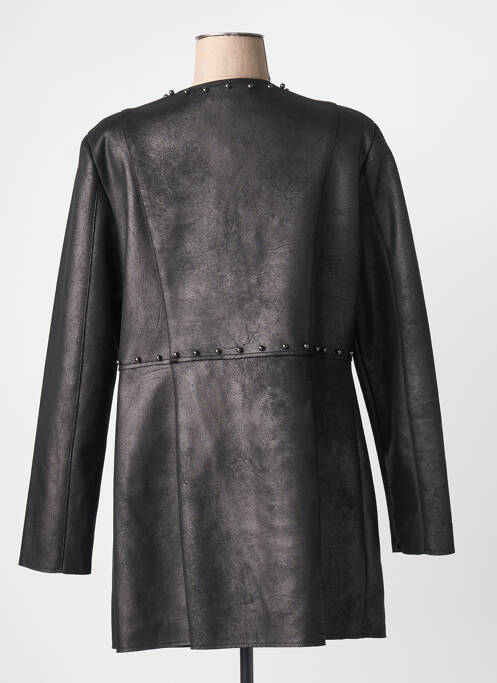 Veste casual epaulette noir JOSEPH RIBKOFF femme