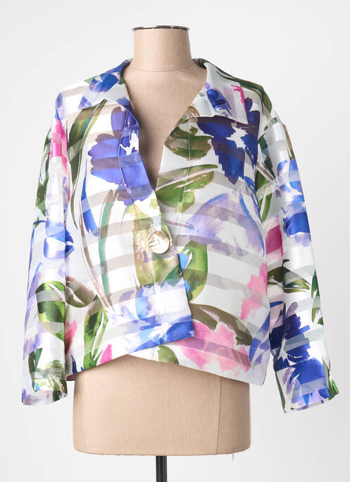 Veste chic col v blanc JOSEPH RIBKOFF femme