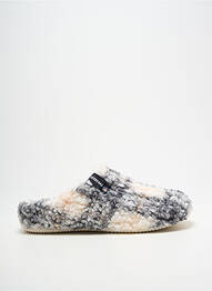Chaussons/pantoufles bout rond talon plat jusqu'à 3cm gris VERBENAS femme